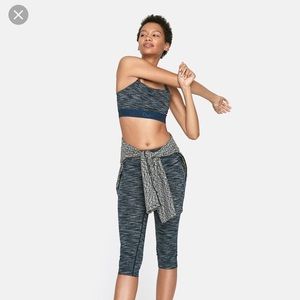 Outdoor voices strata freeform bra in indigo